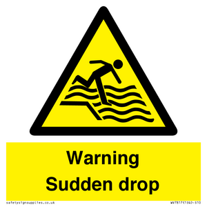 Warning Sudden drop